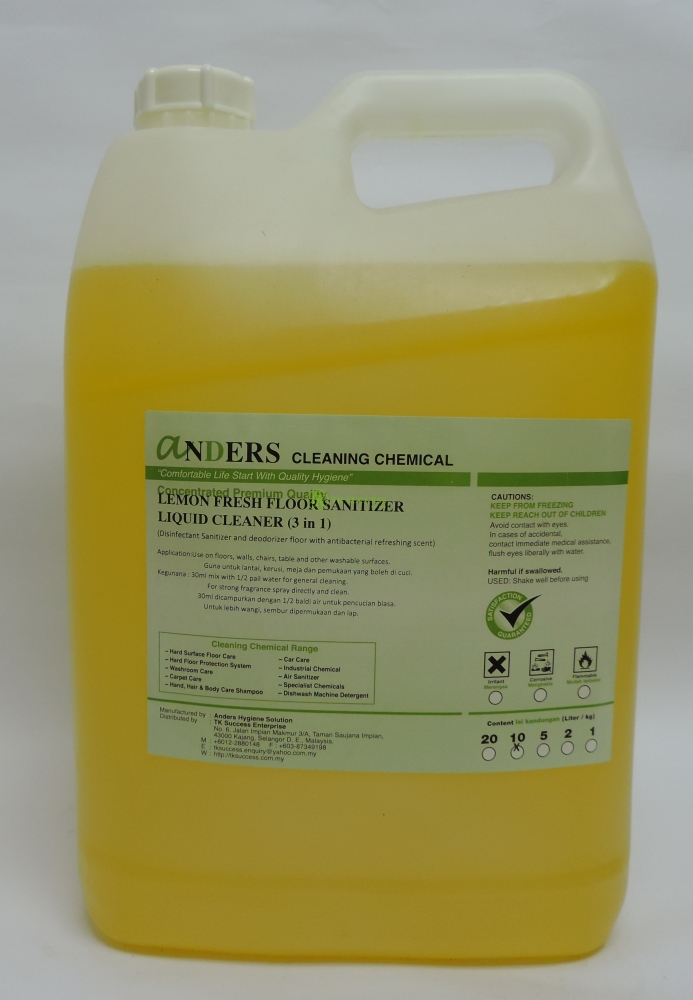 Anders Lemon Fresh Cleaner (Disinfectant, Deodorizer & Cleaner)