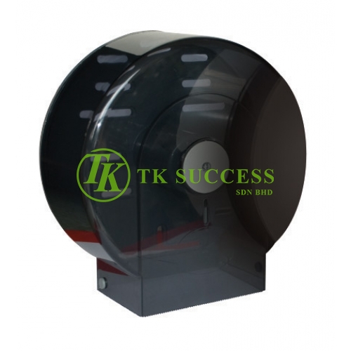 Anders Jumbo Roll Tissue Dispenser (ABS)-Transparent Black