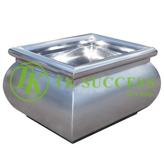 Stainless Steel Planter Pot (Square)