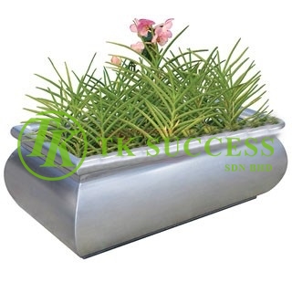 Stainless Steel Planter  Pot  (Rectangular)