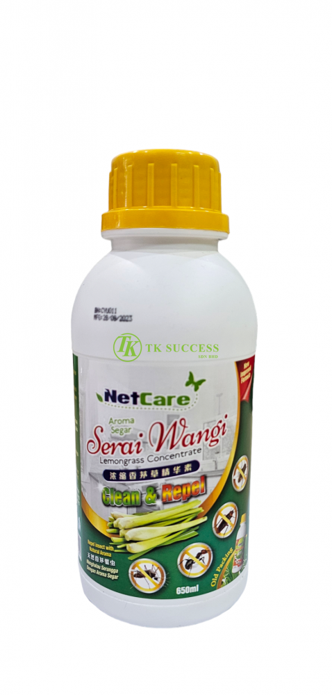 Netcare Serai Wangi Lemongrass Concentrate Insect Repellent 650