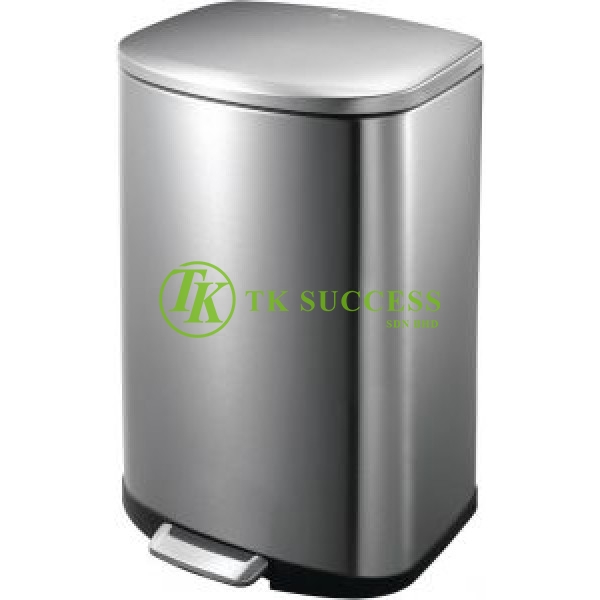 Della Stainless Steel Step Bin 50L (Soft Close)