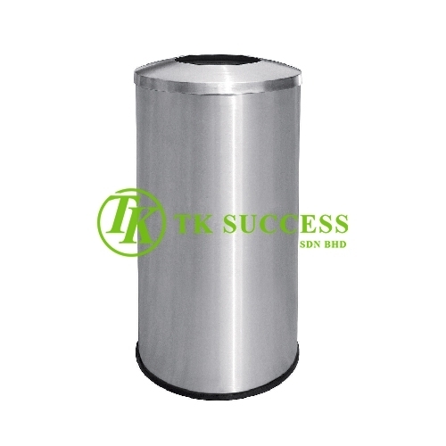 Stainless Steel Litter Bin c/w Open Top