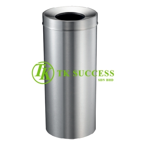 Stainless Steel Round Waste  Bin c/w Open Top