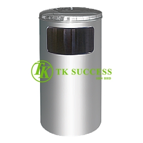 Stainless Steel Litter Bin c/w Flat Top