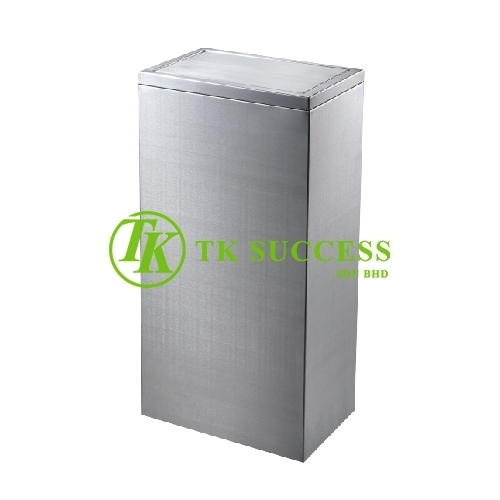 Stainless Steel Rectangular Bin With Stopper