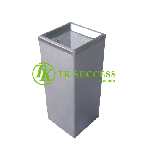 Stainless Steel Square Waste Bin c/w Open Top