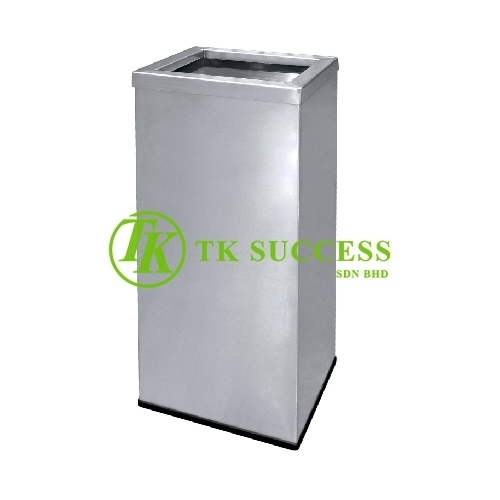 Stainless Steel Rectangular Waste Bin c/w Open Top