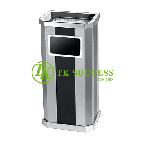 Stainless Steel Print Coating Diamond Shape Open Top Bin