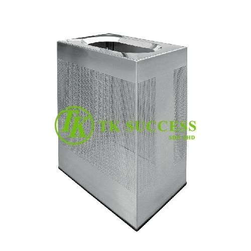 Stainless Steel Rectangular Waste Bin c/w Open Top