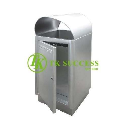 Stainless Steel Rectangular Waste Bin c/w Open Top