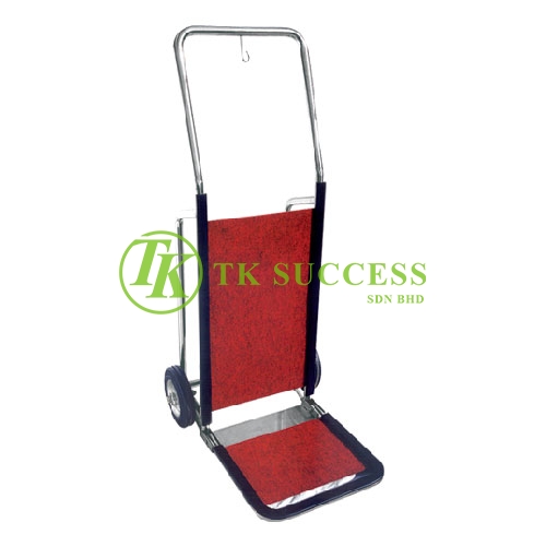 Stainless Steel Bell Boy Hand Truck C/W Carpet