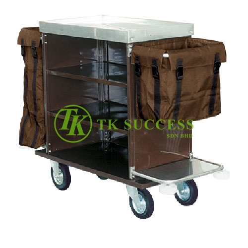 Powder Coated Maid Trolley