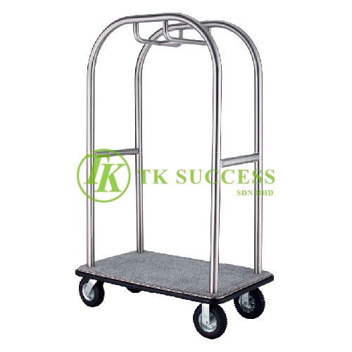 Stainless Steel Birdcage Styling Cart (Hairline Finish)