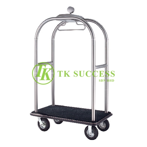 Stainless Steel Birdcage Styling Cart (Hairline Finish)