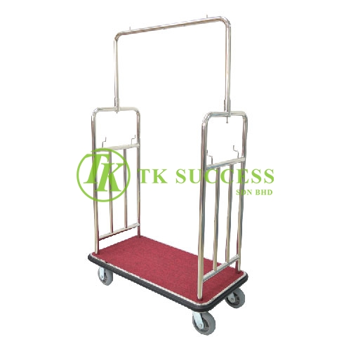 Stainless Steel Baggage Trolley