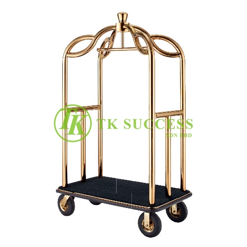 Crown Birdcage Luggage Cart Trolley