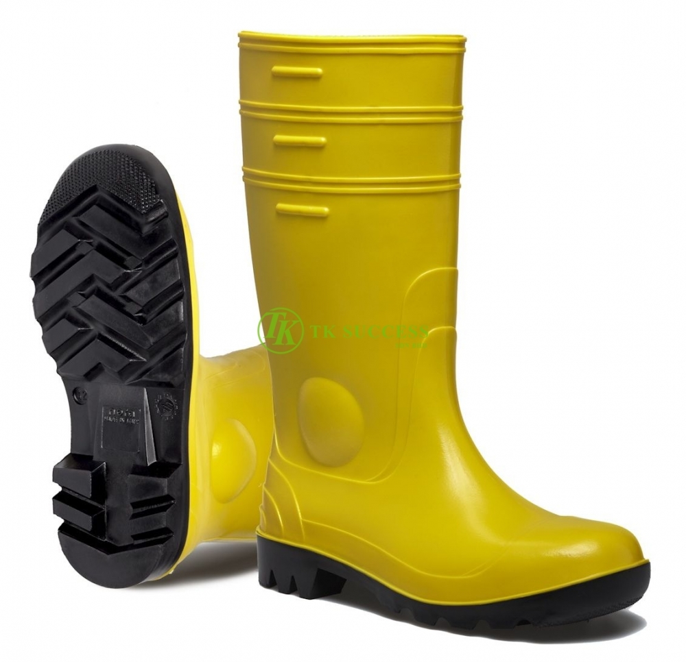 Yellow Rubber Boots Safety Shoes