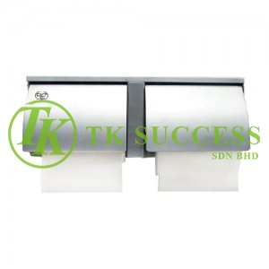 Stainless Steel Small Toilet Roll Holder Dispenser (Double Roll)