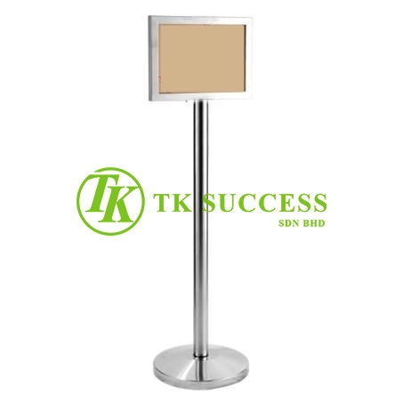 Stainless Steel A3 Sign Board Stand (Horizontal)