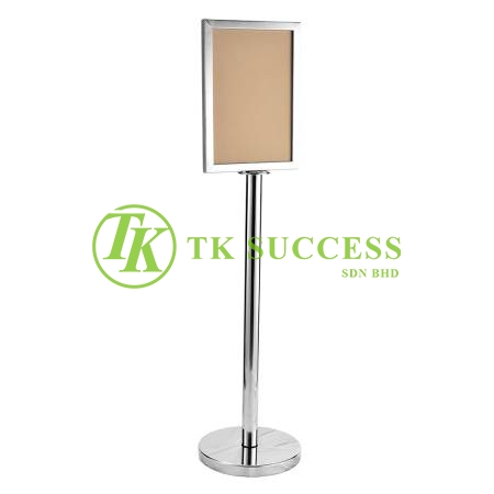 Stainless Steel A3 Sign Board Stand (Vertical)