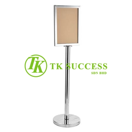 Stainless Steel A4 Sign Board Stand (Vertical)