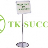 Stainless Steel Adjustable A4 Sign Board Stand (360 degree)