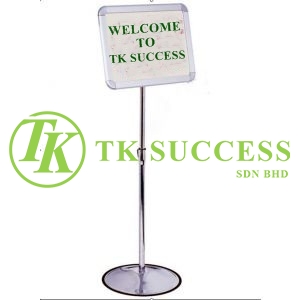 Stainless Steel Adjustable A3 Sign Board stand (360 degree)