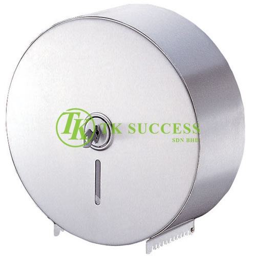 Stainless Steel Jumbo Roll Tissue Dispenser (Center Lock)