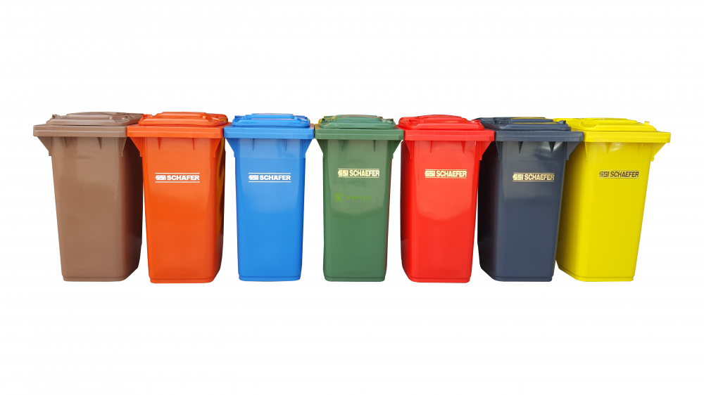 Schaefer Mobile Garbage Bin 120 Litre  (Germany) Color Bin