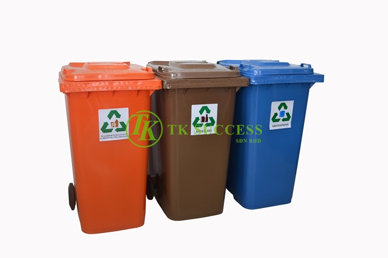 Recycle Bin 240 Flat Top (Schaefer Germany) 3 in 1