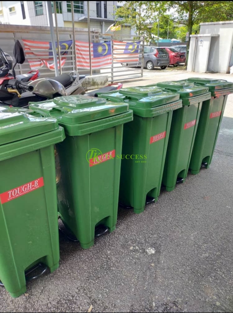 TOUGH-B Mobile Step On Bin 120L