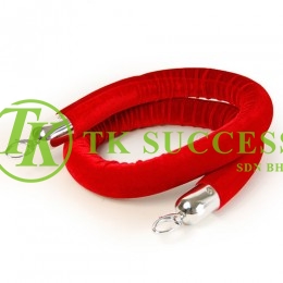 Velvet Rope Red 5' (Chrome)