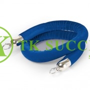 Velvet Rope Blue 5' (Chrome)