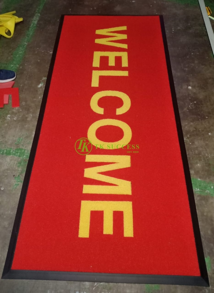 3A Coil Mat with Edging - WELCOME / SELAMAT DATANG (Dry)