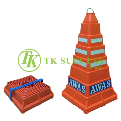 Traffic Cone Collapsible 24