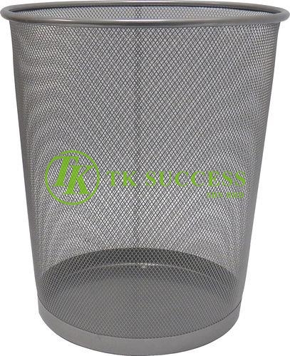 Powder Coated Mesh Waste Paper Basket Bin