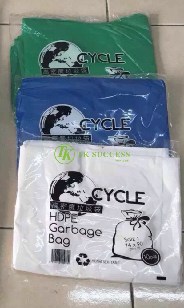 Recycle Garbage Bag (Thin) L 74cm X 90cm