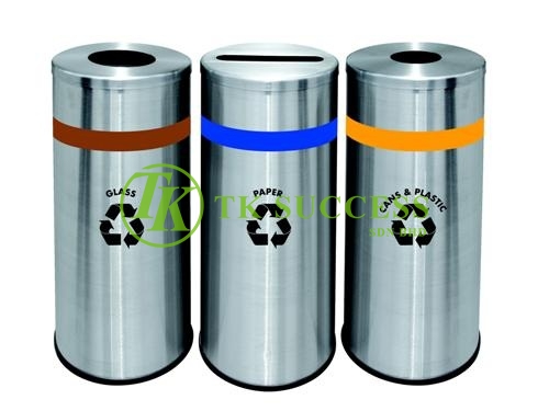 Round Recycle Bin 130