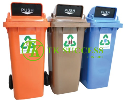 Recycle Bin 120 3 in 1 - Flip Top