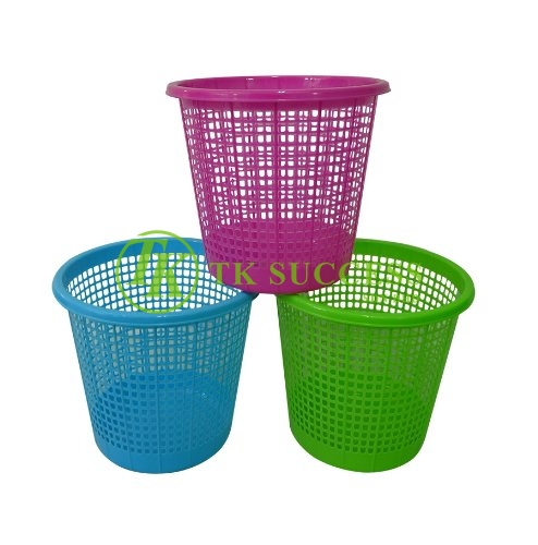 Plastic Waste Paper Basket Bin