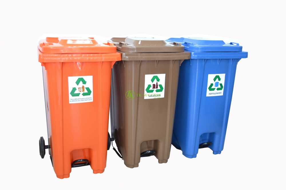 Recycle Pedal Bin 240L (3 in 1)