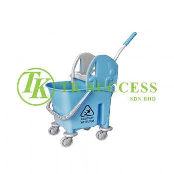 Anders 1032 Wringer Mop Bucket 22 (Down Press) -  Blue