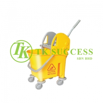 Anders 1032 Wringer Mop Bucket 22 (Down Press) -  Yellow