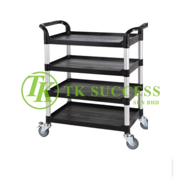 4 Tier Utilities Cart  (Black)