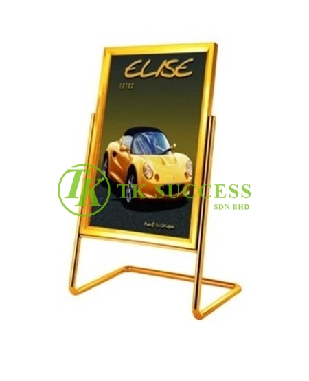 Gold Brass Poster Sign Board Stand