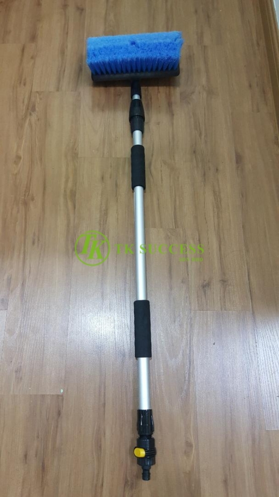 Cleaning Brush with Telescopic Water Inlet Extention Pole