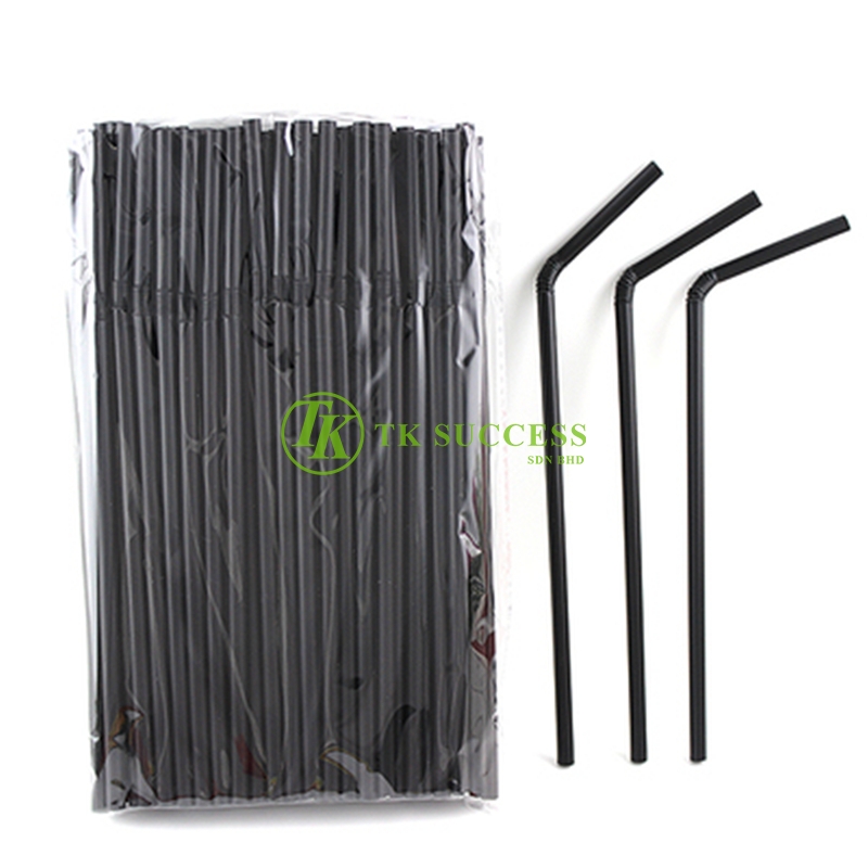 Black Flexible Straw
