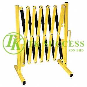 Epoxy Retractable Barricade Barrier (c/w wheel)