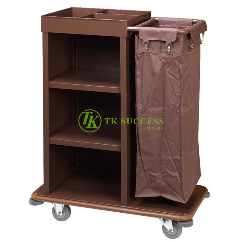 Powder Coated Mini Housekeeping Trolley